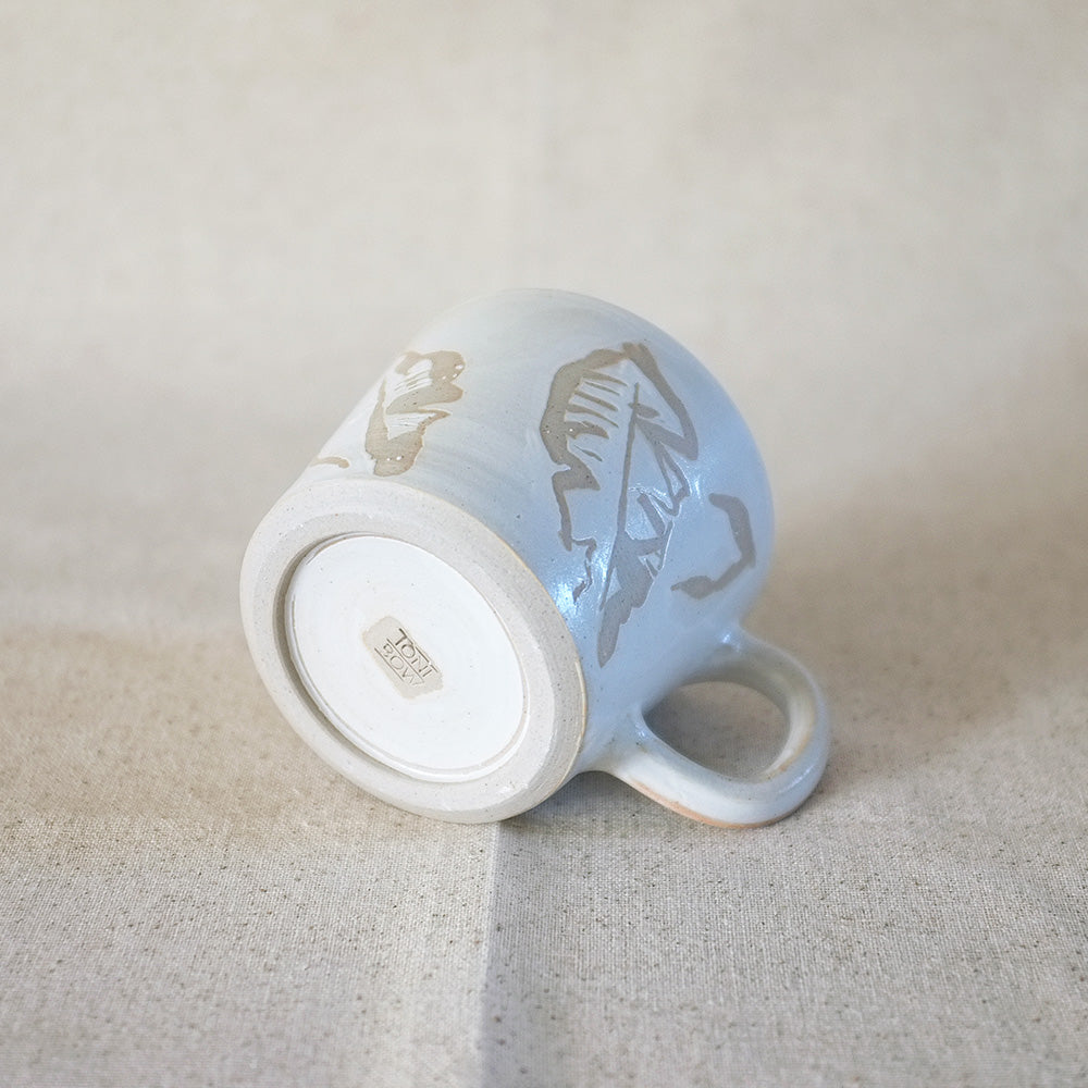 shino leaf mug