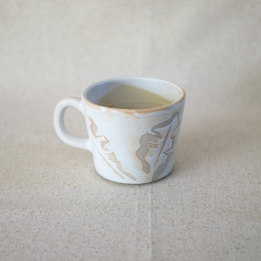 shino leaf mug